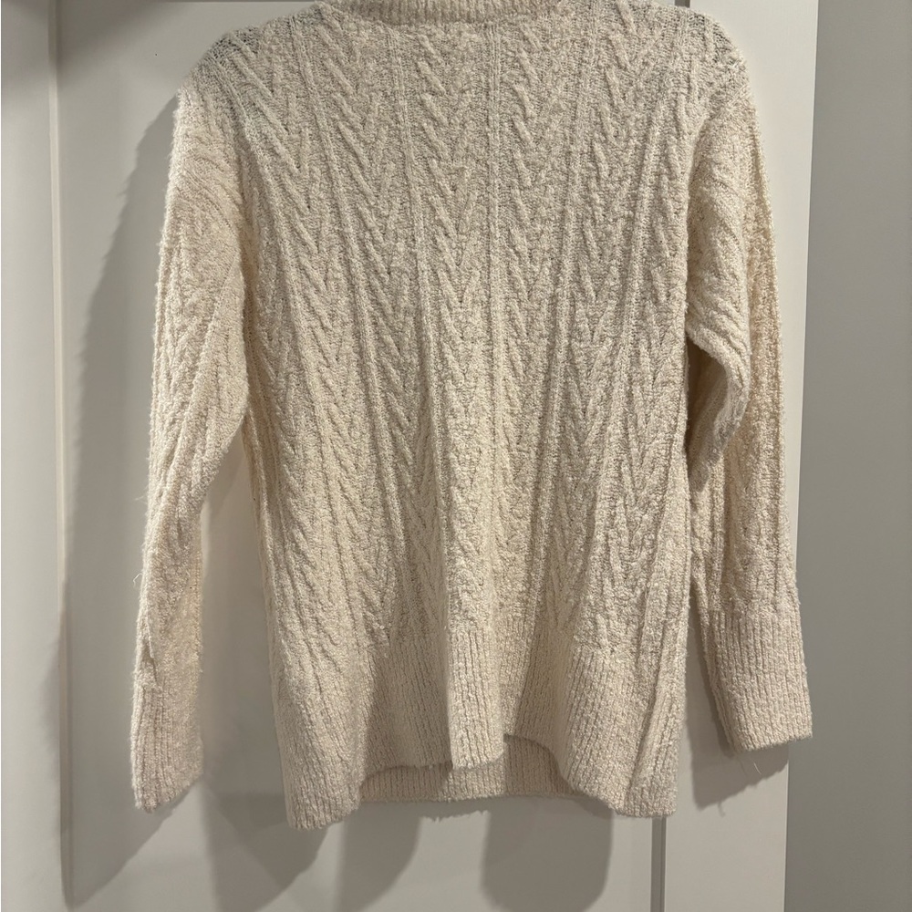 Cozy Cream Cable Knit Sweater